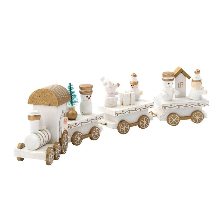 Christmas Decoration For Home Little Train Popular Wooden Train Decor Christmas Valentine's Day Gift New Year Supplies