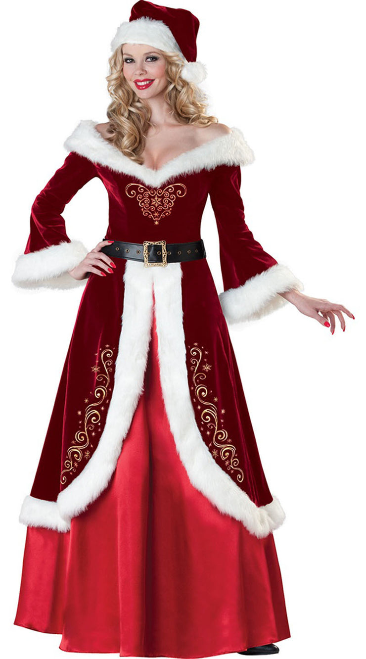Christmas Snowman Costume for Women - Festive Party Outfit, Holiday Photography Wear, Performance Clothing