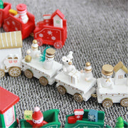 Christmas Decoration For Home Little Train Popular Wooden Train Decor Christmas Valentine's Day Gift New Year Supplies