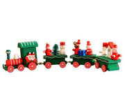 Christmas Decoration For Home Little Train Popular Wooden Train Decor Christmas Valentine's Day Gift New Year Supplies
